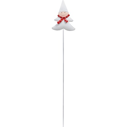 Leszúrható fém kerti dekoráció fenyőhóember 96 cm x 0,4 cm x 15 cm színes Leszúrható fém kerti dekoráció fenyőhóember 96 cm x 0,4 cm x 15 cm színes