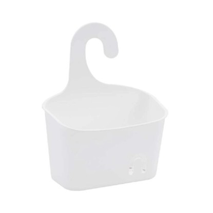 Felakasztható műanyag kosár 20 cm x 9 cm x 25 cm fehér Felakasztható műanyag kosár 20 cm x 9 cm x 25 cm fehér