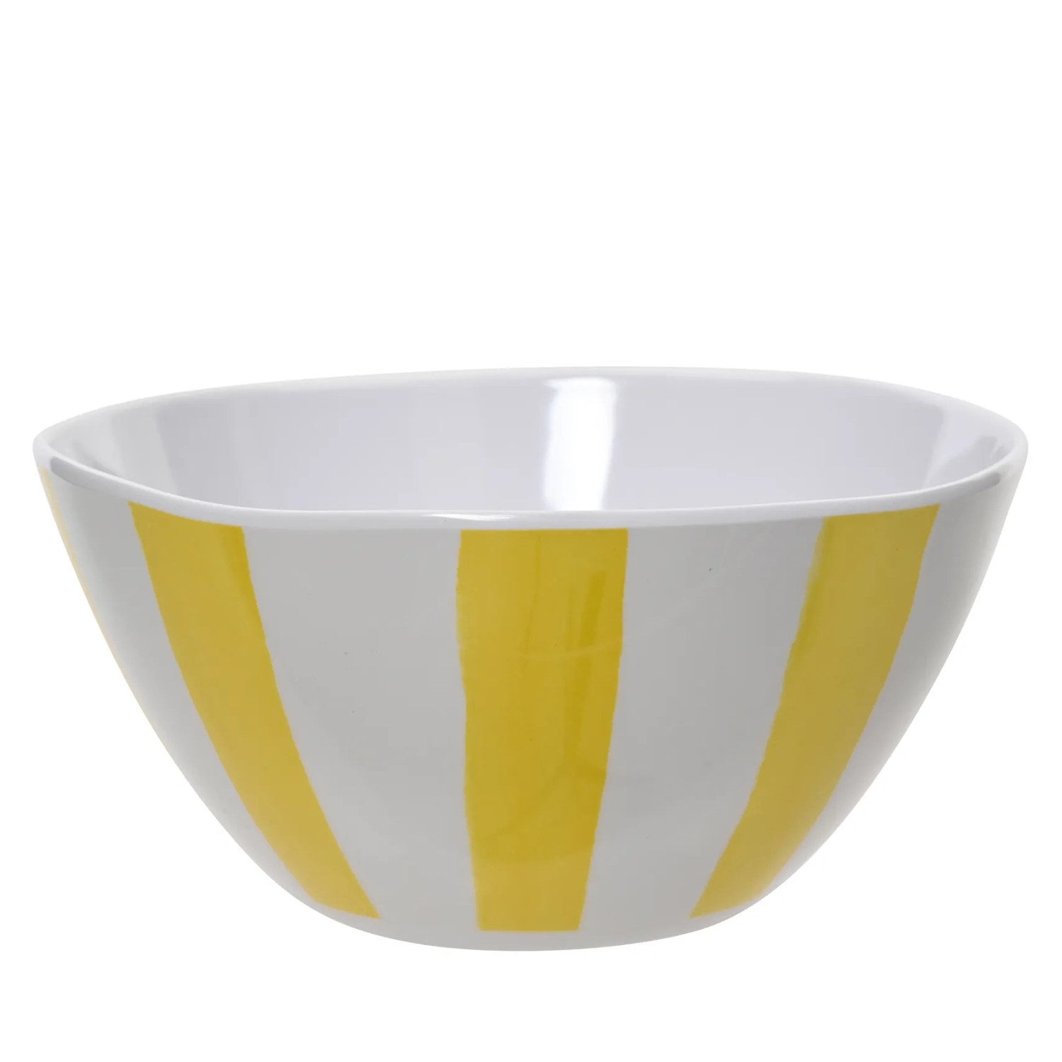 Melamin tál átmérő 15,2 cm x 7,2 cm sárga-fehér Melamin tál átmérő 15,2 cm x 7,2 cm sárga-fehér
