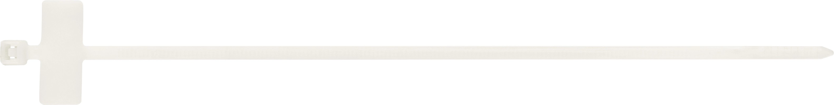 OBI kábelkötegelő, 205 mm, címkével, 100 darab OBI kábelkötegelő, 205 mm, címkével, 100 darab