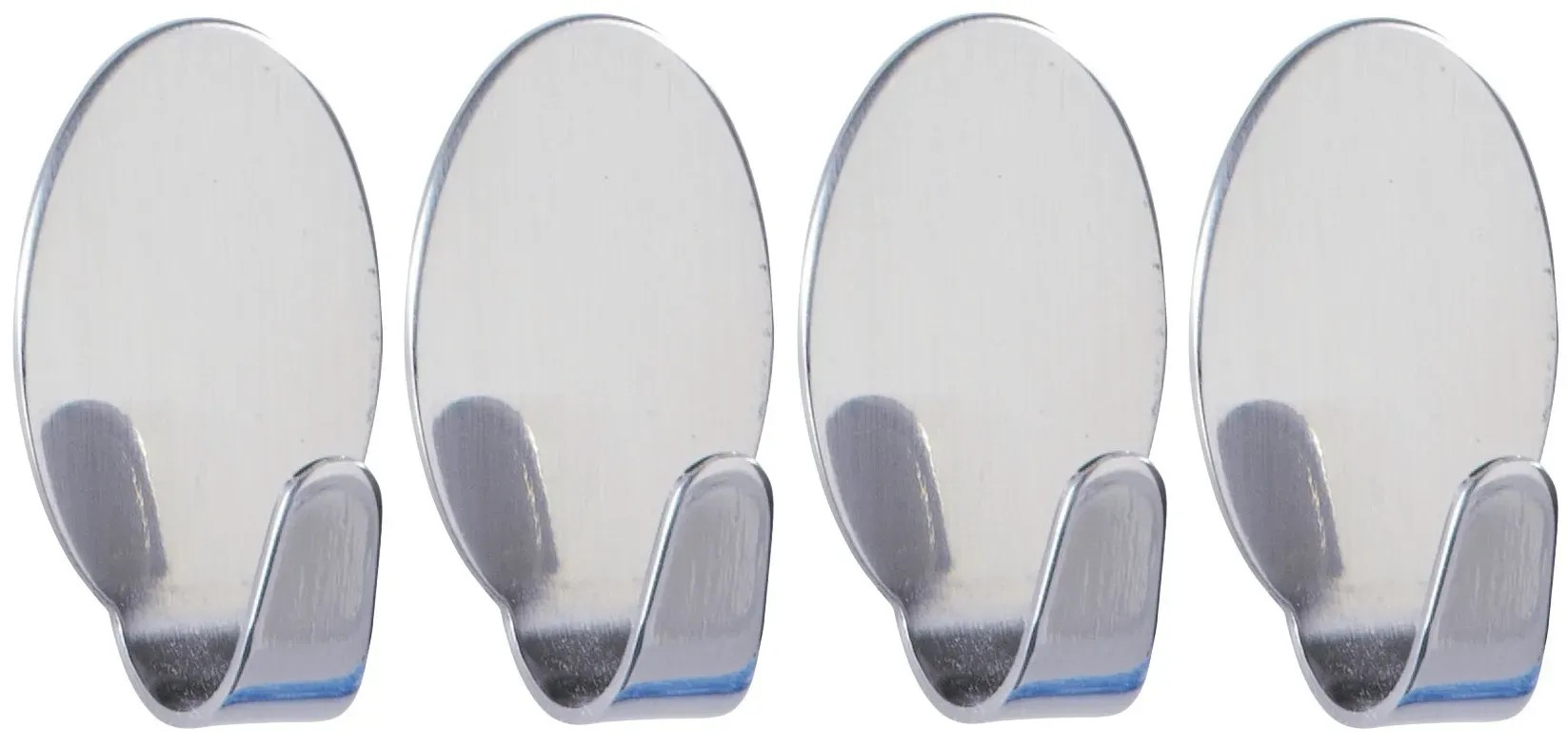 Wenko fényes rozsdamentes törpe akasztó 4 db-os készlet Wenko fényes rozsdamentes törpe akasztó 4 db-os készlet