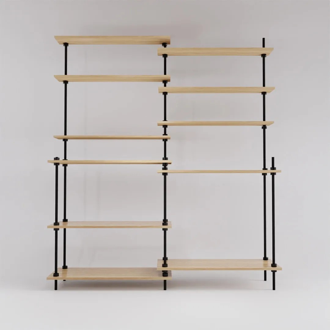 AR Shelving Deco készlet 185 x 160 x 17 5/35 cm AR Shelving Deco készlet 185 x 160 x 17 5/35 cm