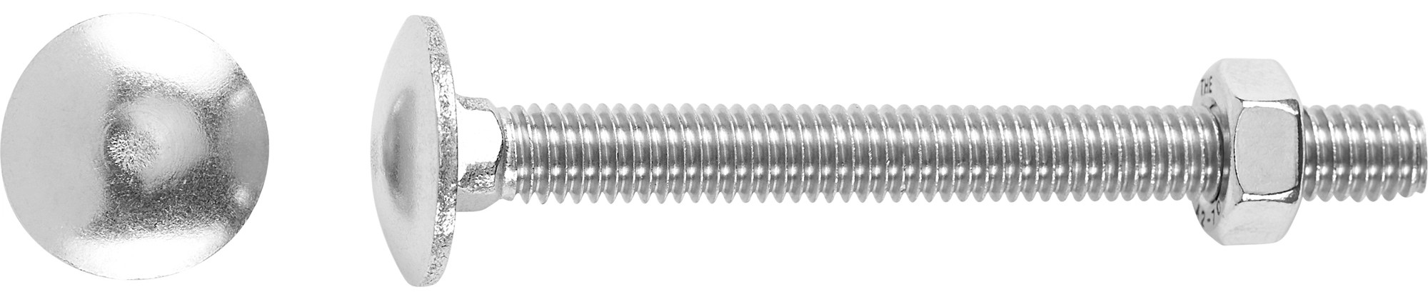 LUX kapupántcsavar M8 x 70 mm rozsdamentes acél részmenet 25 darab LUX kapupántcsavar M8 x 70 mm rozsdamentes acél részmenet 25 darab