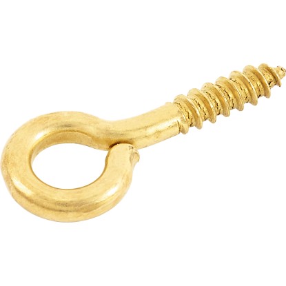 Sárgaréz csavarozható szem 2,8 x 16 mm 6 db Sárgaréz csavarozható szem 2,8 x 16 mm 6 db