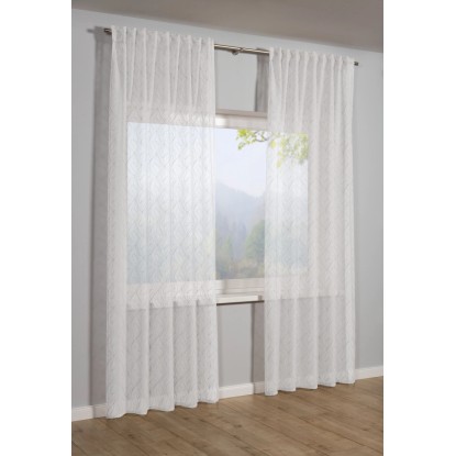 Készfüggöny fehér 135 cm x 245 cm Készfüggöny fehér 135 cm x 245 cm