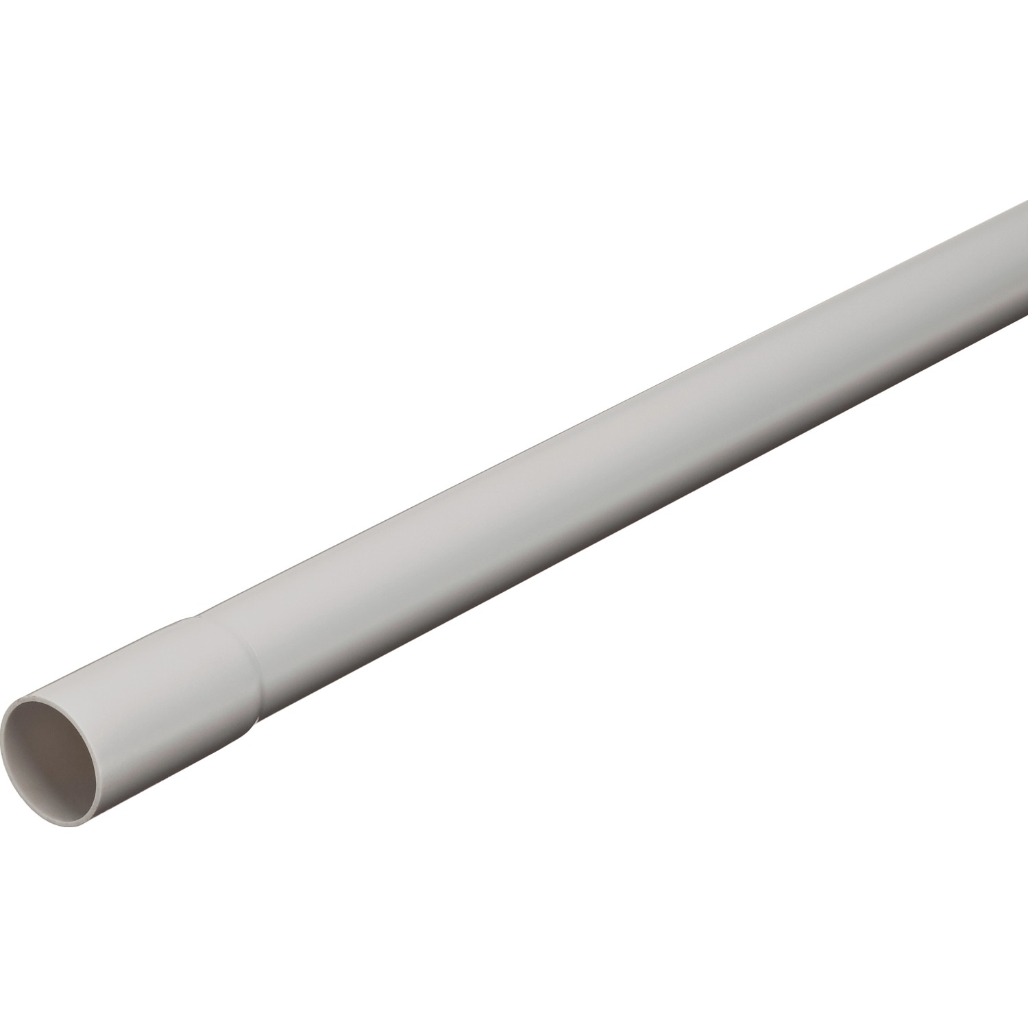 Szigetelőcső merev EN 20 hossza 2 m világosszürke Szigetelőcső merev EN 20 hossza 2 m világosszürke