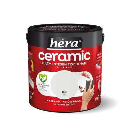 Héra Ceramic beltéri falfesték titán 2,5 l Héra Ceramic beltéri falfesték titán 2,5 l