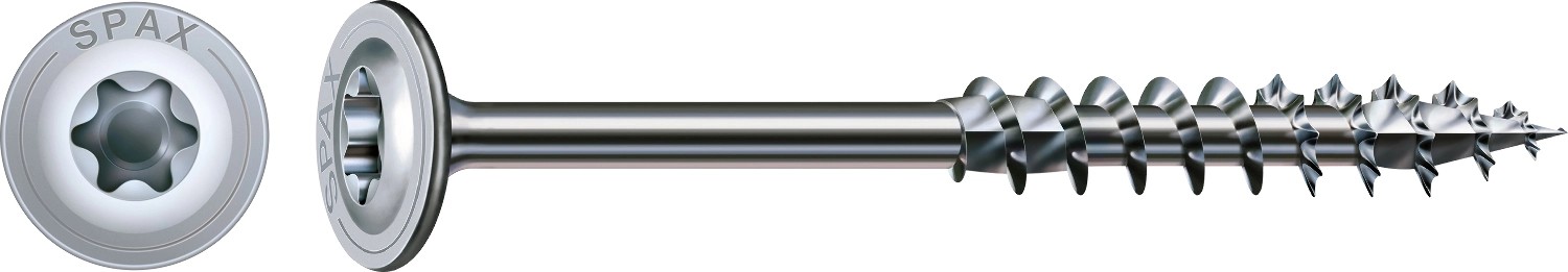 Spax T-Star tányérfejű facsavar plus-behajtással 8 mm x 220 mm 1 darab Spax T-Star tányérfejű facsavar plus-behajtással 8 mm x 220 mm 1 darab