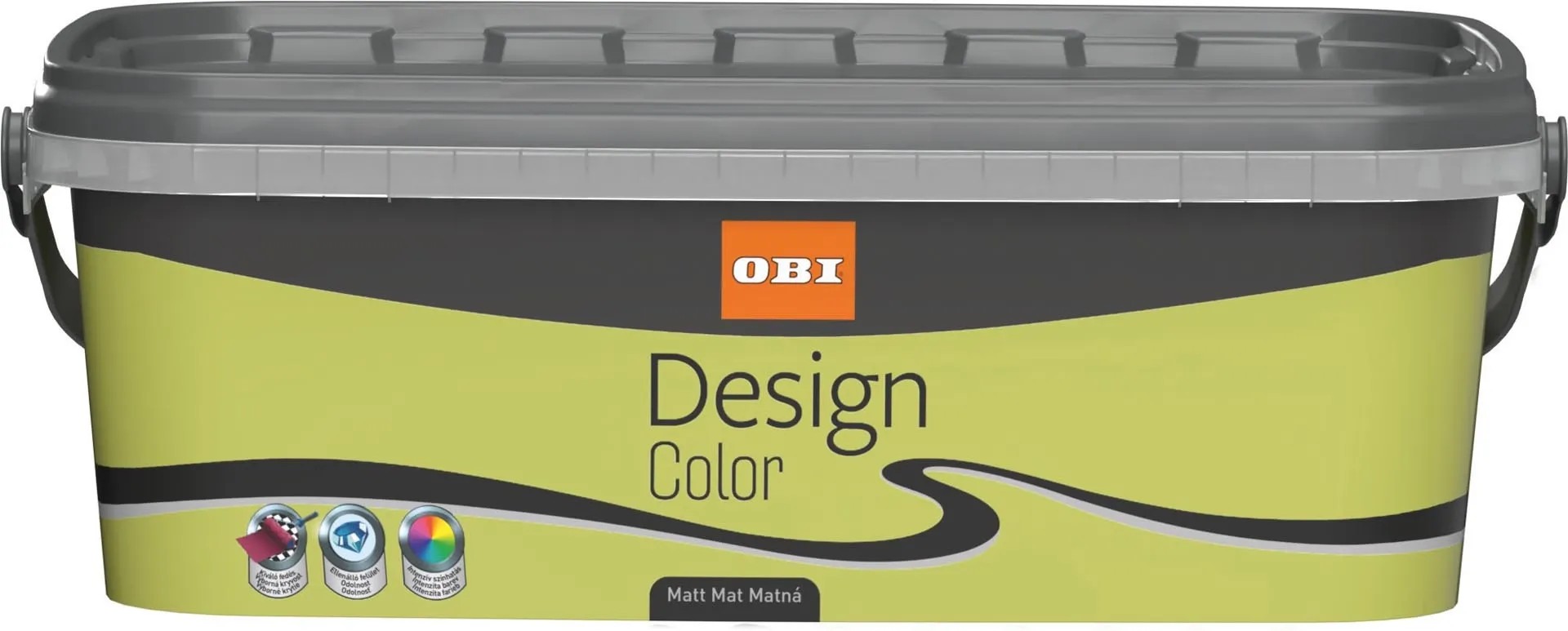 OBI Design Color beltéri falfesték zöldcitrom matt 2,5 l OBI Design Color beltéri falfesték zöldcitrom matt 2,5 l