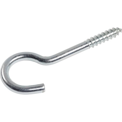 LUX csavaros kampó hajlított 4,2 mm x 80 mm horganyzott 4 darab LUX csavaros kampó hajlított 4,2 mm x 80 mm horganyzott 4 darab