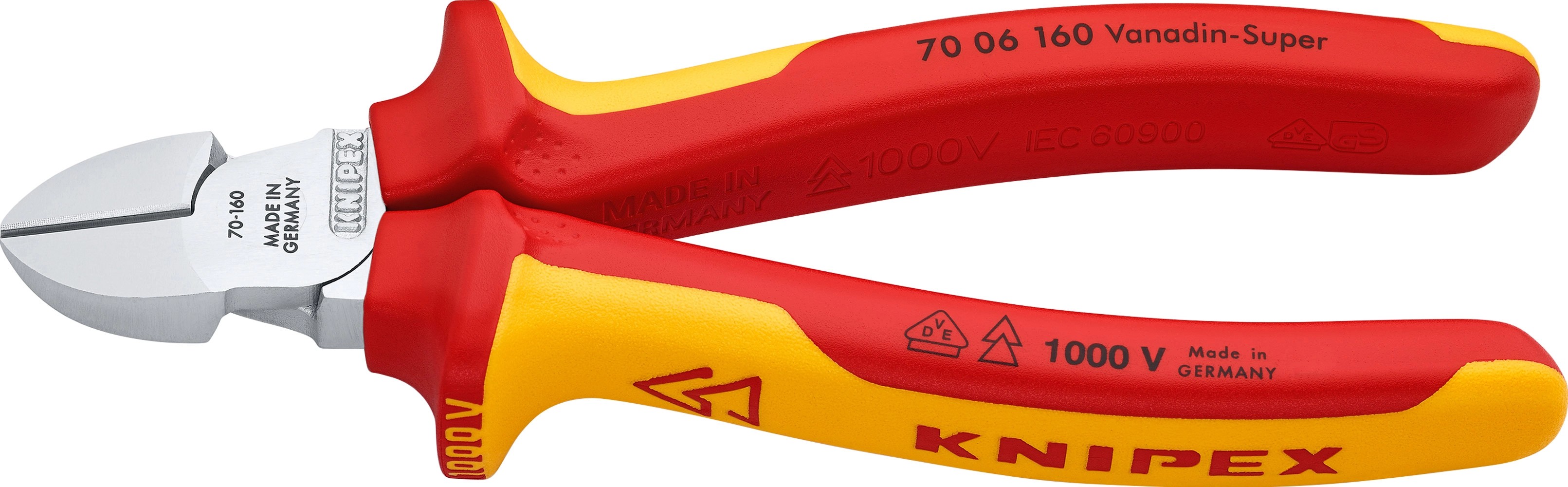 Knipex oldalvágó krómozott 160 mm Knipex oldalvágó krómozott 160 mm