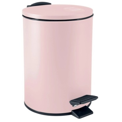 Spirella Adelar pedálos szemetes 3 l világos rózsaszín matt Spirella Adelar pedálos szemetes 3 l világos rózsaszín matt