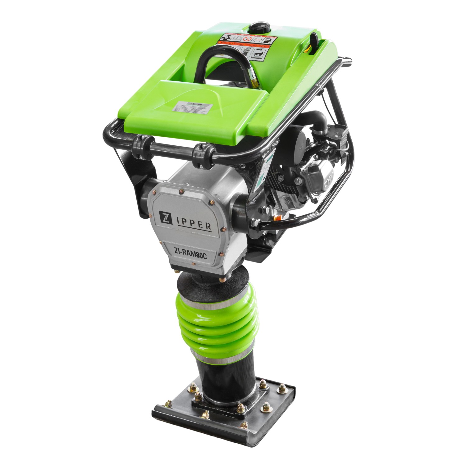Zipper vibrációs döngölőbéka ZI - RAM80C 80 kg kerekekkel együtt Zipper vibrációs döngölőbéka ZI - RAM80C 80 kg kerekekkel együtt
