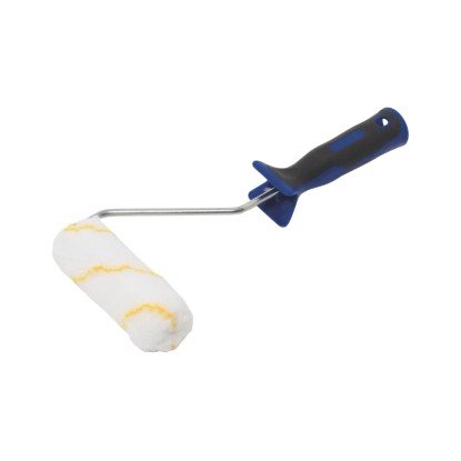 LUX-TOOLS aranyszálas henger, kétkomponensű, puha markolattal, fekete-kék, 12 cm LUX-TOOLS aranyszálas henger, kétkomponensű, puha markolattal, fekete-kék, 12 cm