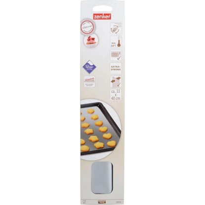 Zenker sütőlap tartós 33 cm x 40 cm ezüst Zenker sütőlap tartós 33 cm x 40 cm ezüst