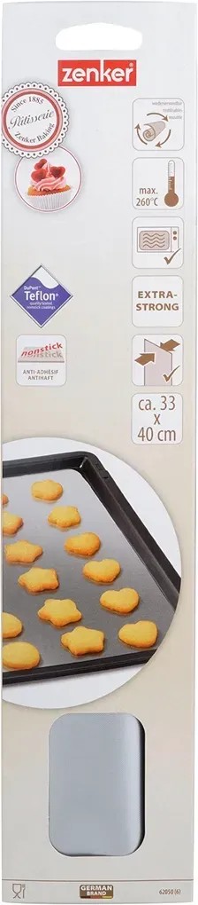Zenker sütőlap tartós 33 cm x 40 cm ezüst Zenker sütőlap tartós 33 cm x 40 cm ezüst