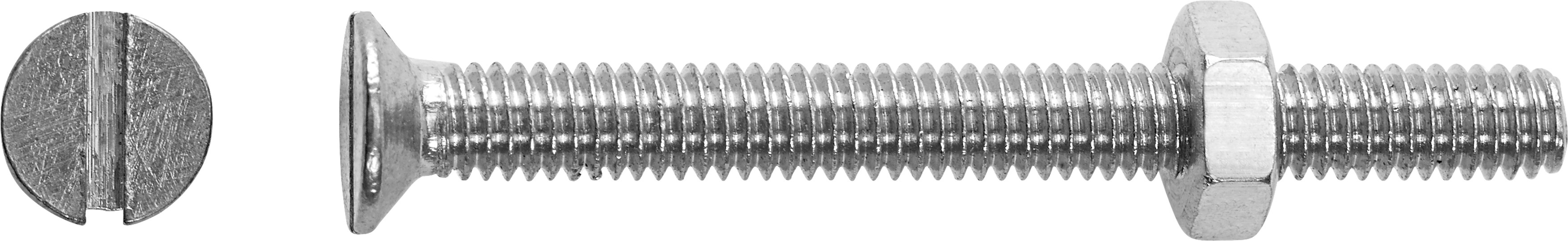 PZ süllyesztett fejű csavar acél A2 M5 x 30 mm 8 db + anya PZ süllyesztett fejű csavar acél A2 M5 x 30 mm 8 db + anya