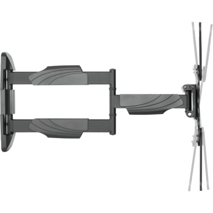 Schwaiger TV fali tartó Motion 4, dönthető, forgatható és elforgatható, 35 kg-ig. Schwaiger TV fali tartó Motion 4, dönthető, forgatható és elforgatható, 35 kg-ig.