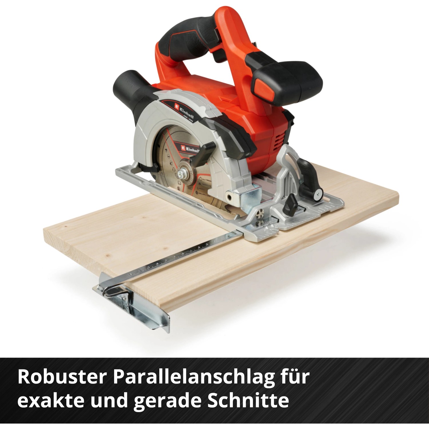 Einhell Power X-Change TE-CS 18/150 Li Solo akkus kézi körfűrész fával és párhuzamos vezetővel. Einhell Power X-Change TE-CS 18/150 Li Solo akkus kézi körfűrész fával és párhuzamos vezetővel.