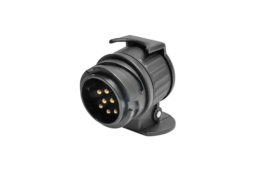 Utánfutó elektromos csatlakozó adapter 13-ról 7 pólusra Utánfutó elektromos csatlakozó adapter 13-ról 7 pólusra