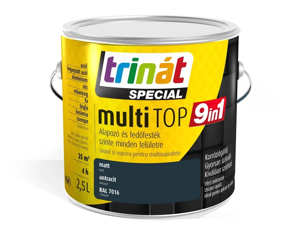 Trinát Multitop 9 in 1 antracit 2,5 liter Trinát Multitop 9 in 1 antracit 2,5 liter