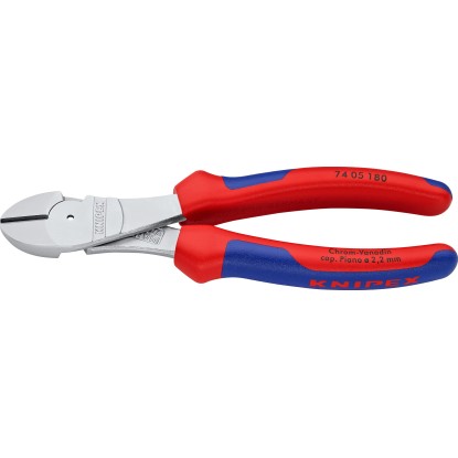 Knipex erő-oldalvágó krómozott többkomponensű markolattal 180 mm Knipex erő-oldalvágó krómozott többkomponensű markolattal 180 mm