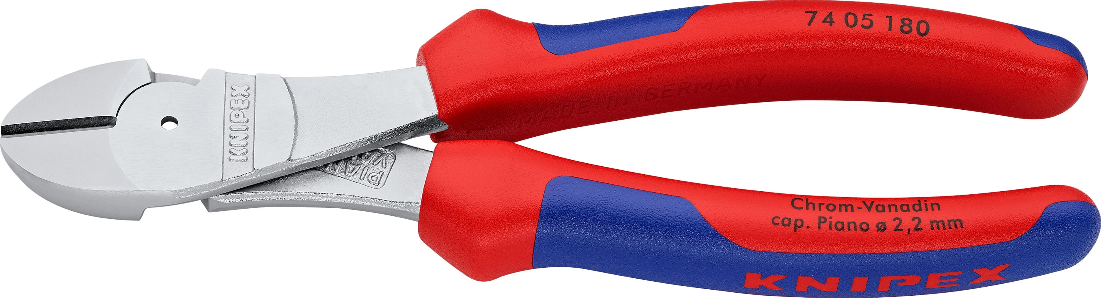 Knipex erő-oldalvágó krómozott többkomponensű markolattal 180 mm Knipex erő-oldalvágó krómozott többkomponensű markolattal 180 mm