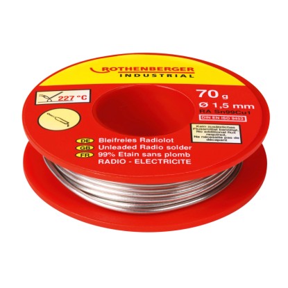 Rothenberger Industrial ólommentes forrasztóanyag rádiókhoz 70 g Rothenberger Industrial ólommentes forrasztóanyag rádiókhoz 70 g
