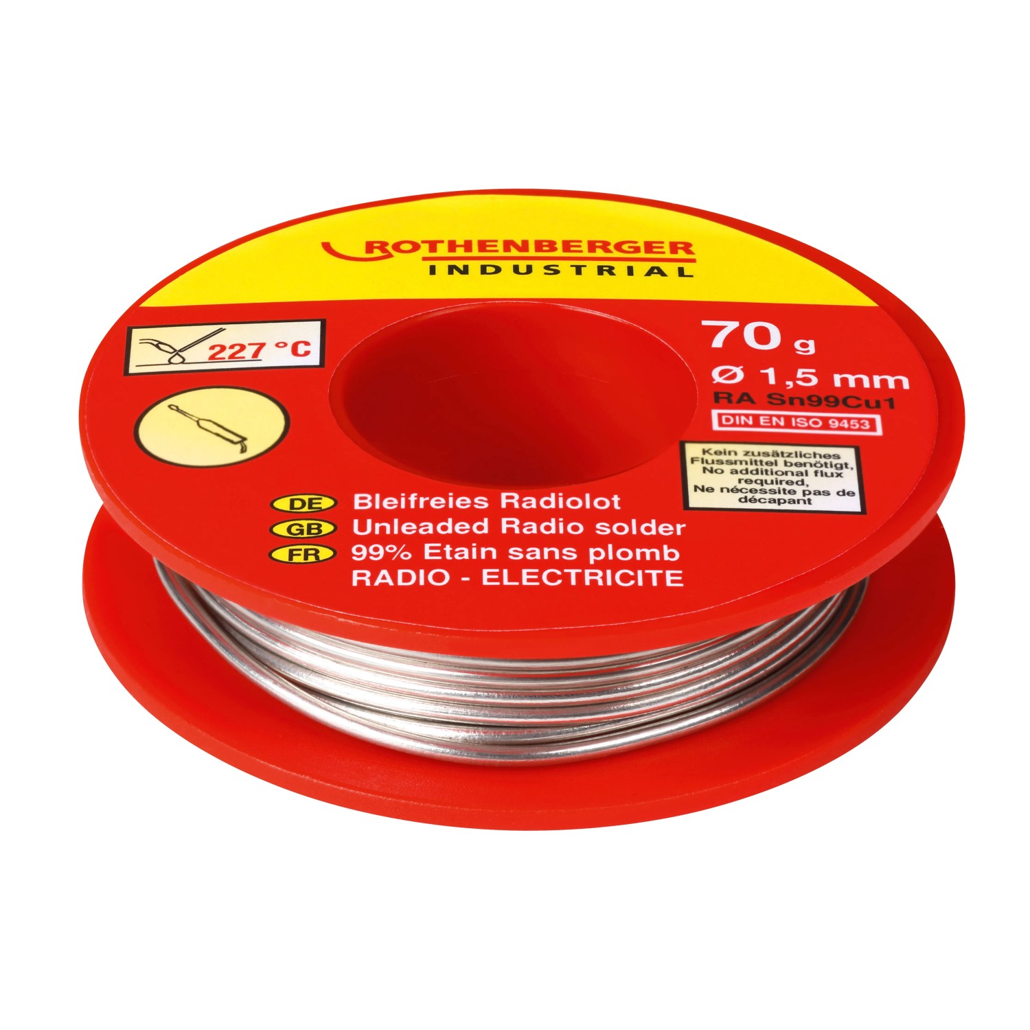 Rothenberger Industrial ólommentes forrasztóanyag rádiókhoz 70 g Rothenberger Industrial ólommentes forrasztóanyag rádiókhoz 70 g