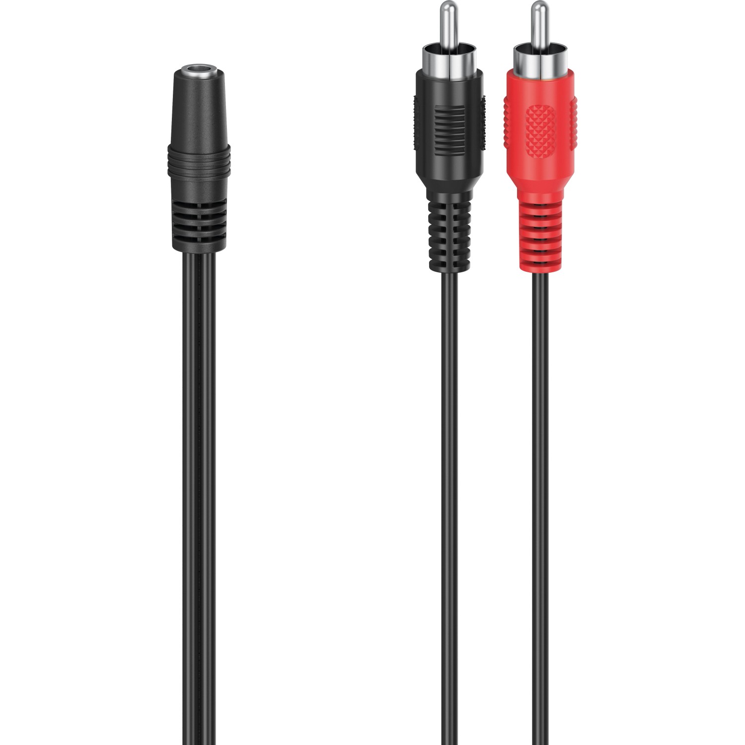 Hama fic adapter sztereo 3,5 mm jack alj - 2rca dugó 0,1 m Hama fic adapter sztereo 3,5 mm jack alj - 2rca dugó 0,1 m