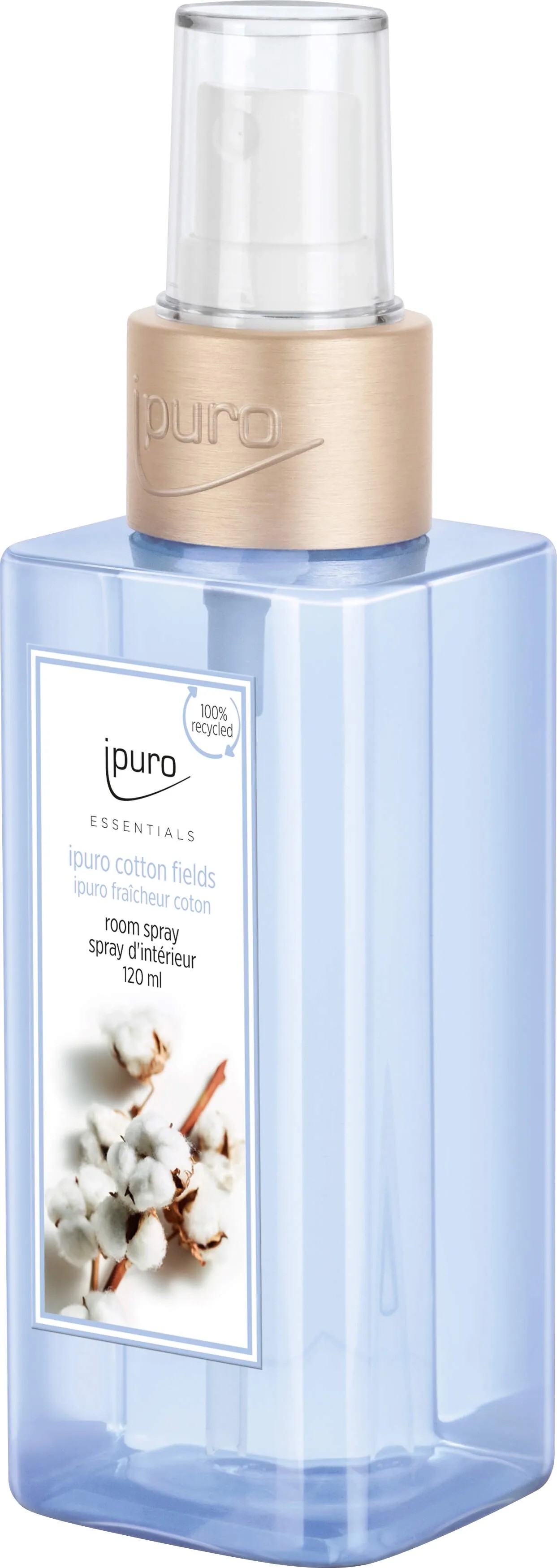 ipuro légfrissítő spray Essantials Cotton Fields 120 ml ipuro légfrissítő spray Essantials Cotton Fields 120 ml