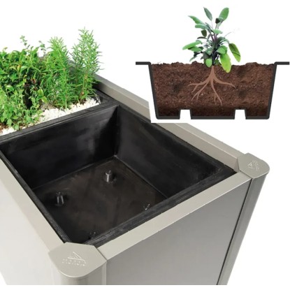 Biohort virágládabetét Belvedere virágágyáshoz 50 cm x 50 cm 2 db fekete Biohort virágládabetét Belvedere virágágyáshoz 50 cm x 50 cm 2 db fekete