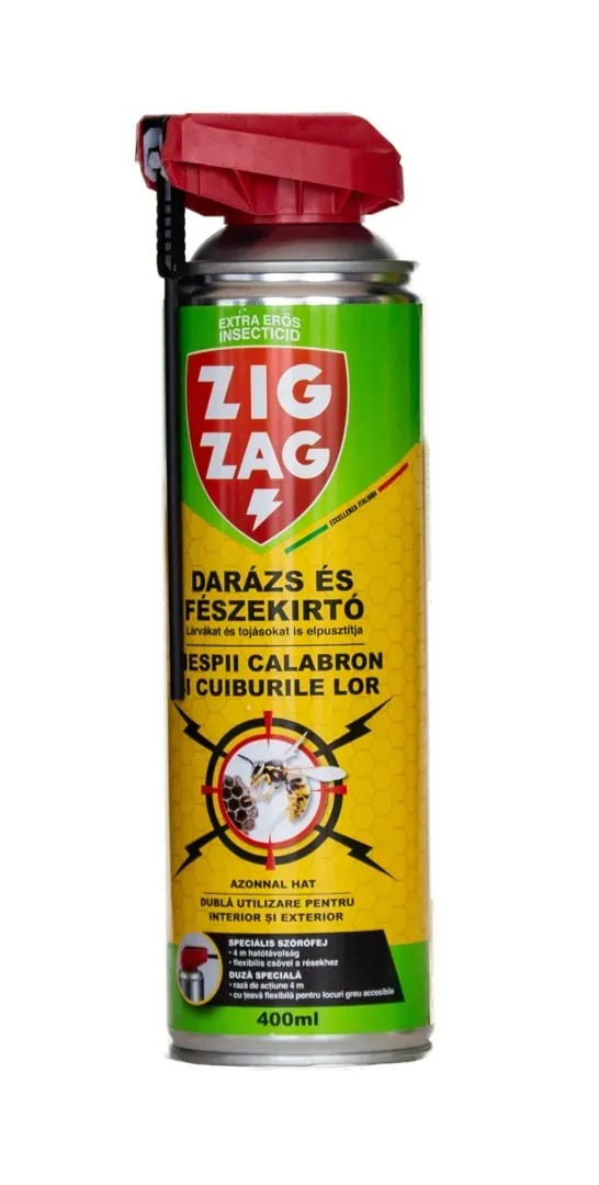Zig Zag darázsirtó spray, 400ml-es doboz. Zig Zag darázsirtó spray, 400ml-es doboz.