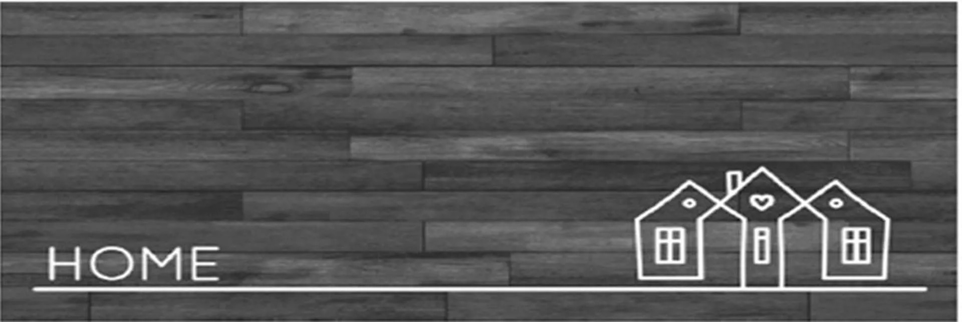 Univerzális futószőnyeg szürke deszkás Home csúszásmentes 50 cm x 150 cm Univerzális futószőnyeg szürke deszkás Home csúszásmentes 50 cm x 150 cm