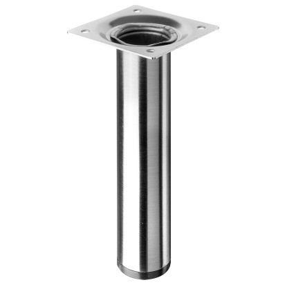 Hettich asztalláb, Ø 30 mm, 150 mm magas, rozsdamentes acél hatású, bútorokhoz. Hettich asztalláb, Ø 30 mm, 150 mm magas, rozsdamentes acél hatású, bútorokhoz.