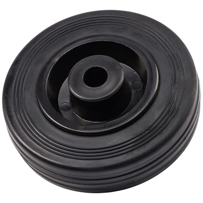 Tömör gumikerék, 80 mm, fekete, kerékagy: 40 mm Tömör gumikerék, 80 mm, fekete, kerékagy: 40 mm