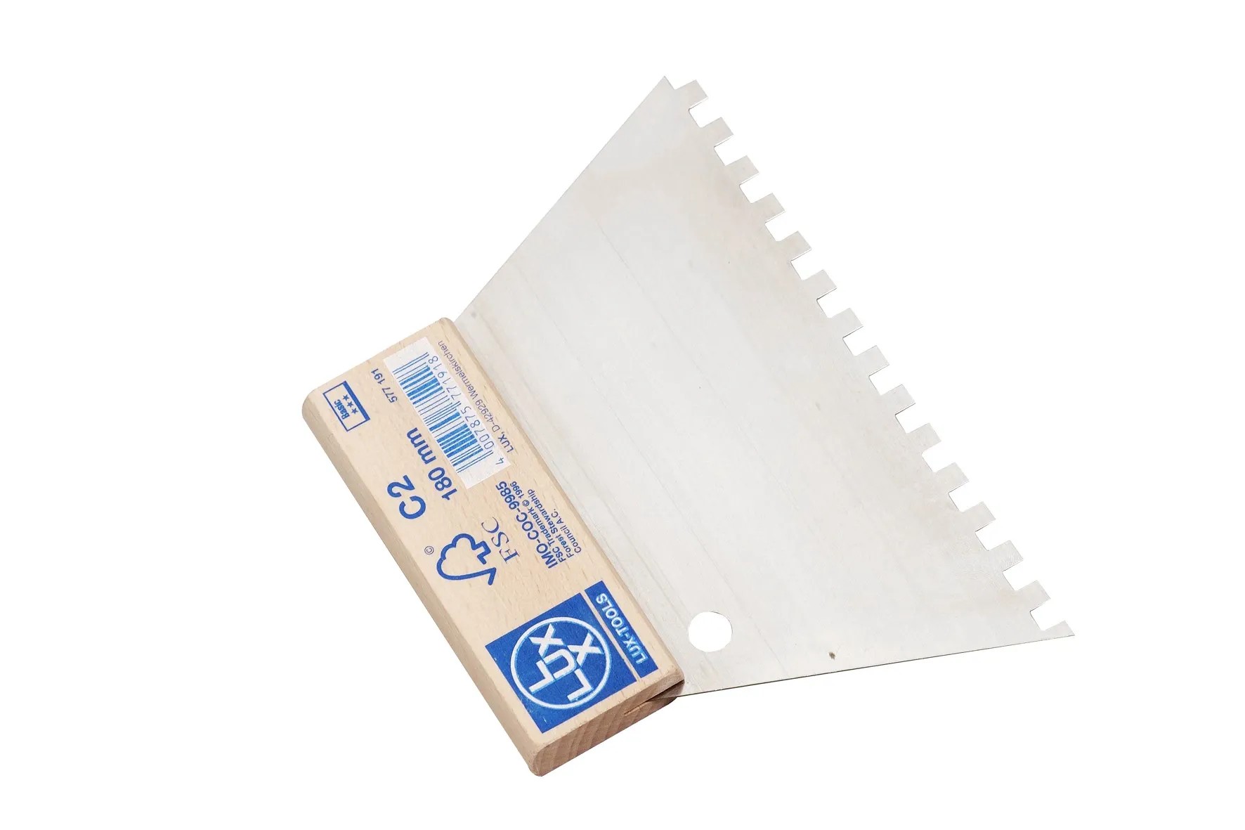 LUX Classic fogazott glettvas 6 mm x 6 mm LUX Classic fogazott glettvas 6 mm x 6 mm