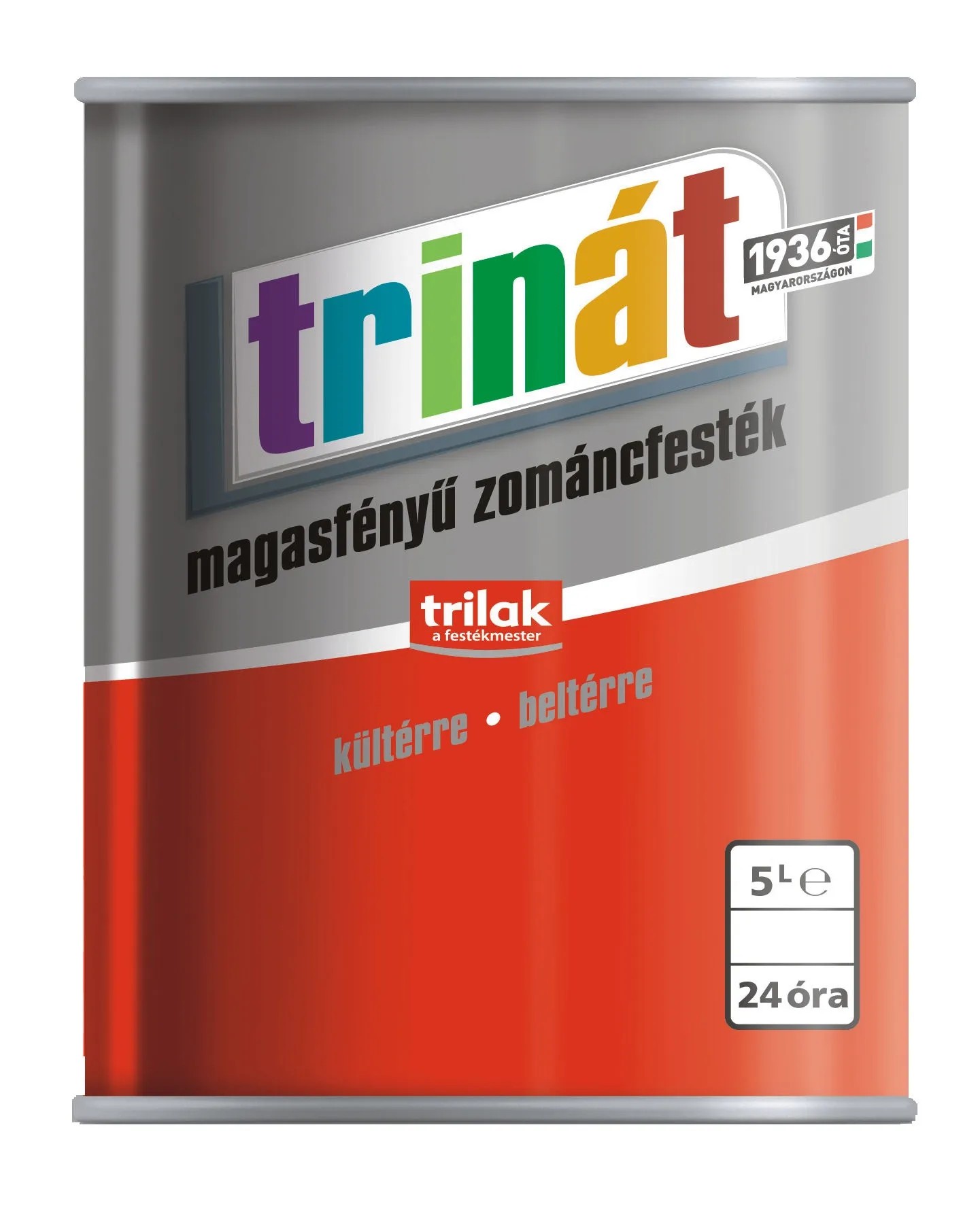 Trinát zománcfesték magasfényű barna 5 l Trinát zománcfesték magasfényű barna 5 l