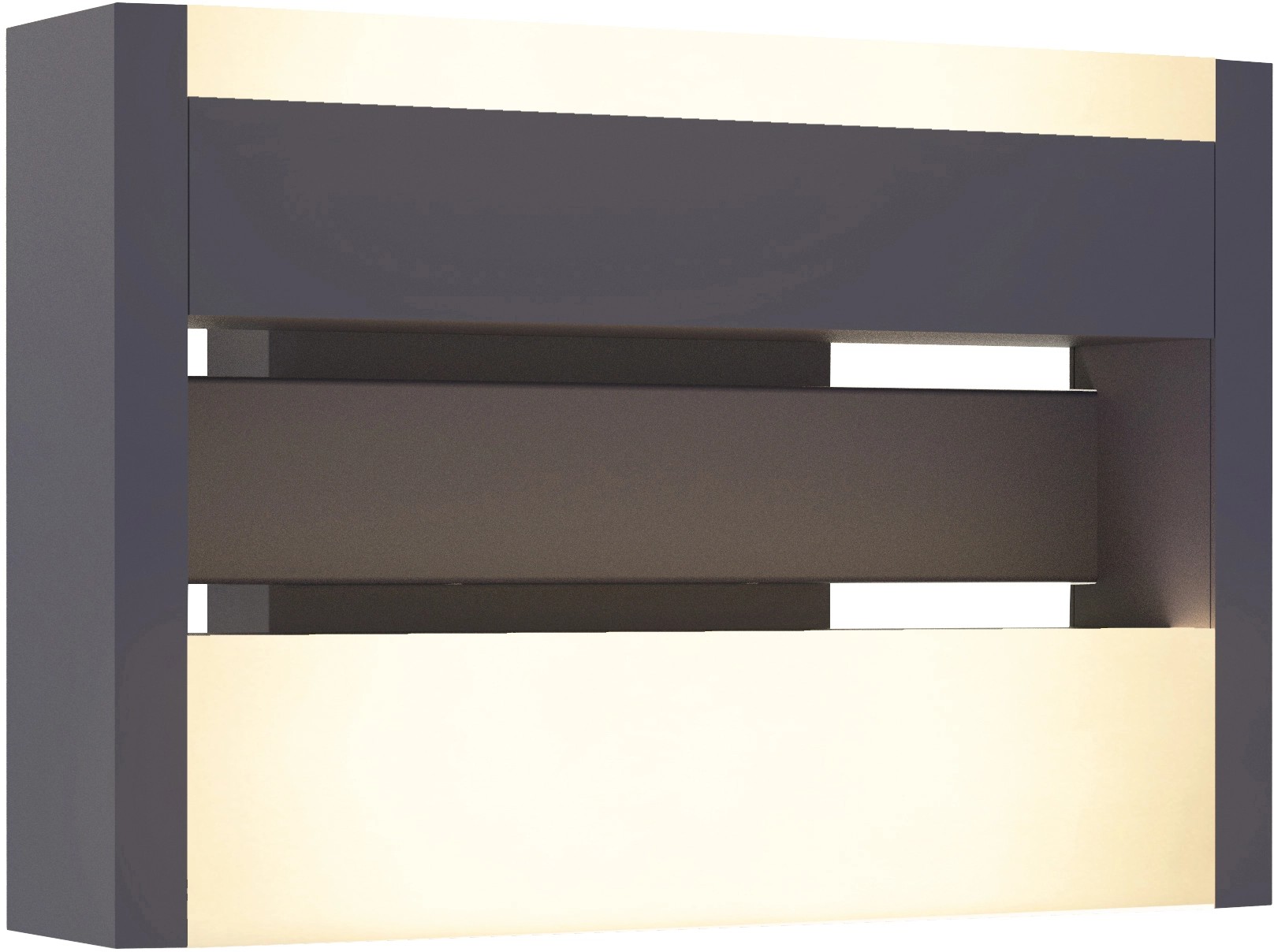 Lutec Conroy LED kültéri fali lámpa IP44 szürke Lutec Conroy LED kültéri fali lámpa IP44 szürke