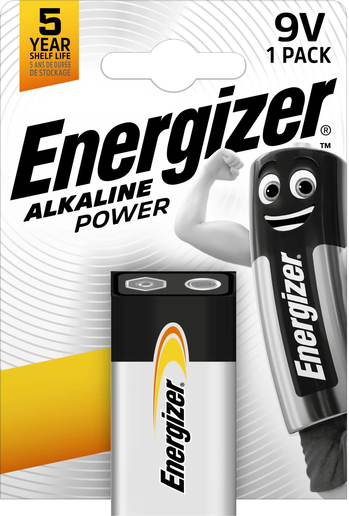 Energizer Alkaline Power E-Block 9 V-os elem 1 darabos csomag Energizer Alkaline Power E-Block 9 V-os elem 1 darabos csomag