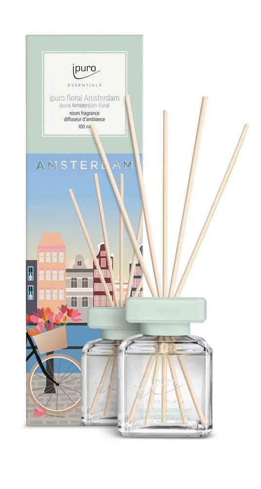 iPURO szobaillatosító ESSENTIALS - Virágos Amszterdam 100 ml pálcikás iPURO szobaillatosító ESSENTIALS - Virágos Amszterdam 100 ml pálcikás