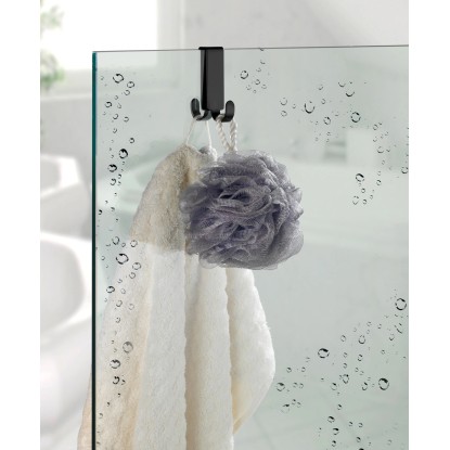 Wenko dupla zuhanyakasztó Vieste rozsdamentes acél 2 cm x 7 cm x 5,5 cm fekete Wenko dupla zuhanyakasztó Vieste rozsdamentes acél 2 cm x 7 cm x 5,5 cm fekete