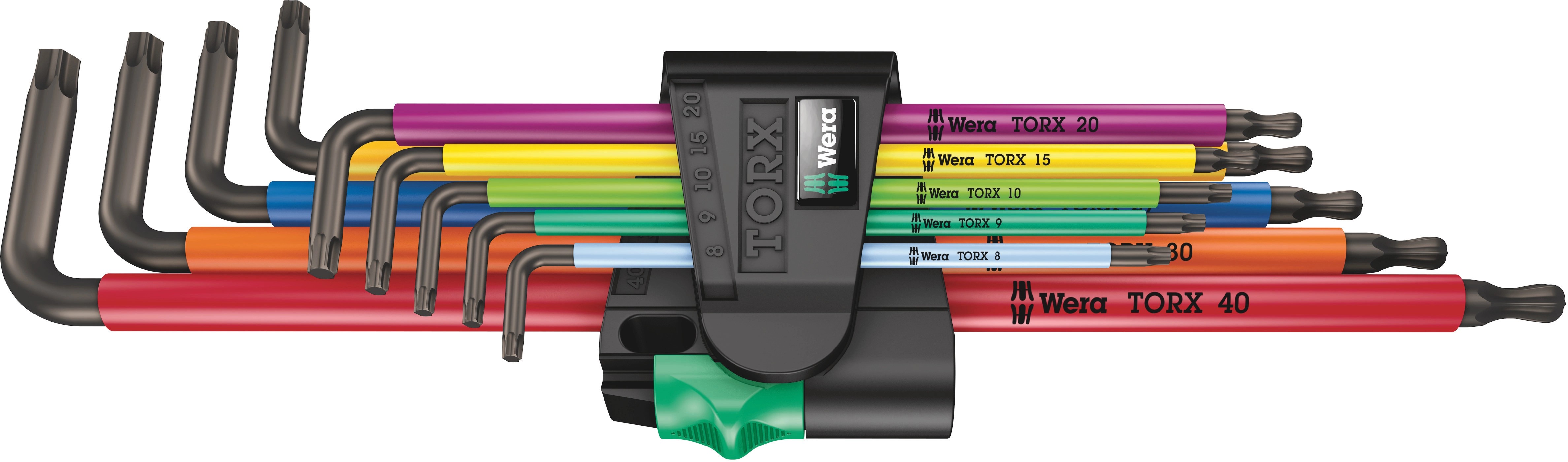 Wera L-kulcskészlet 967/9 TX XL Multicolour 9-részes Wera L-kulcskészlet 967/9 TX XL Multicolour 9-részes