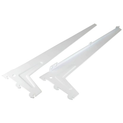 Egyfuratos polctartó fehér 48 cm 2 darab Egyfuratos polctartó fehér 48 cm 2 darab
