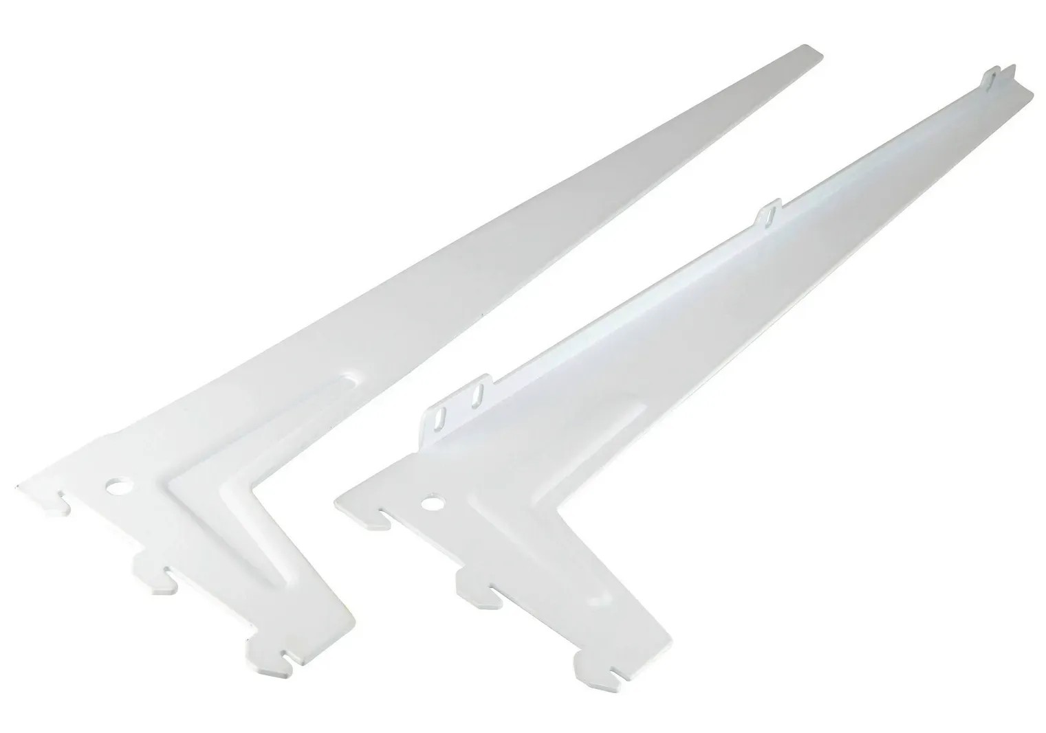 Egyfuratos polctartó fehér 48 cm 2 darab Egyfuratos polctartó fehér 48 cm 2 darab