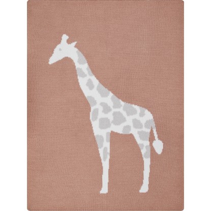 Safari Adventure pamuttakaró zsiráf motívummal 75 cm x 100 cm Safari Adventure pamuttakaró zsiráf motívummal 75 cm x 100 cm