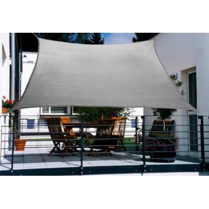 Floracord HDPE balkon-napvitorla antracit 270 cm x 140 cm Floracord HDPE balkon-napvitorla antracit 270 cm x 140 cm