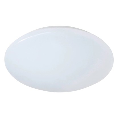 Fehér, kerek Reality LED mennyezeti lámpa Putz, 12W, műanyagból. Egyszerű design lakóterekbe. Fehér, kerek Reality LED mennyezeti lámpa Putz, 12W, műanyagból. Egyszerű design lakóterekbe.