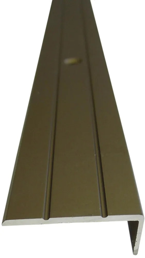 Lépcső élvédő sarokprofil 25 mm x 10 mm x 900 mm eloxált alumínium Lépcső élvédő sarokprofil 25 mm x 10 mm x 900 mm eloxált alumínium