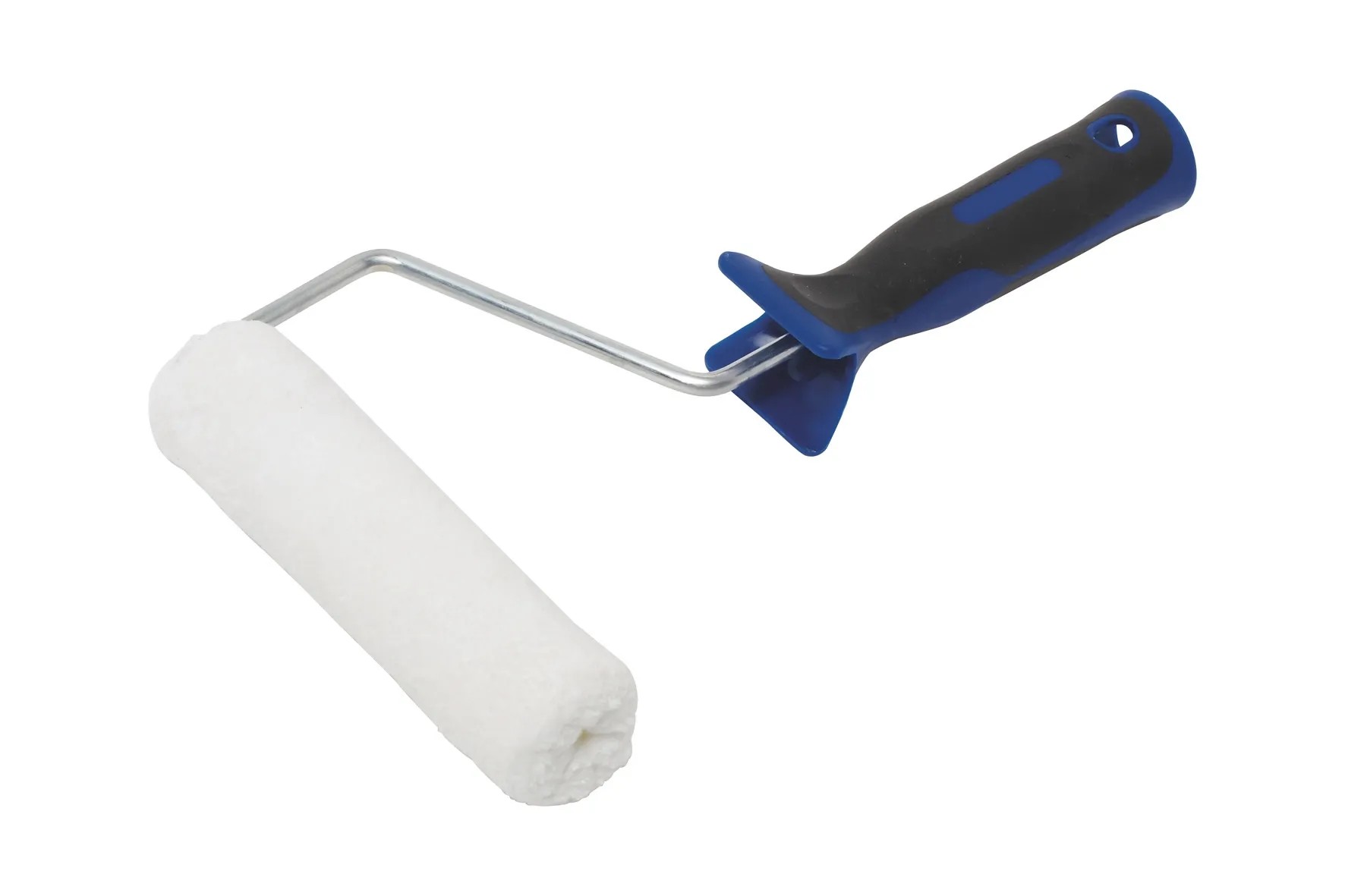 LUX-TOOLS lazúrhenger vastag rétegű lazúrhoz, puha markolat, fekete-kék, 15 cm LUX-TOOLS lazúrhenger vastag rétegű lazúrhoz, puha markolat, fekete-kék, 15 cm